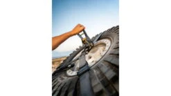 Bulldog Winch Horizontal Tire Ratcheting Y Hold-down Strap -Scotty || Airhead || Astral Sales Store opplanet bulldog winch horizontal tire ratcheting y tie down strap black 20363 usage 4