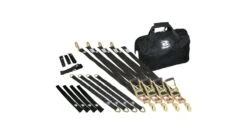 Bulldog Winch 17pc Ratcheting Tie-Down Strap Set