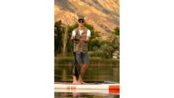 Glide Angler Inflatable Paddle Board -Scotty || Airhead || Astral Sales Store opplanet glide angler inflatable paddle board white brown red 11ft x 36in x 6in o2 angl av 12