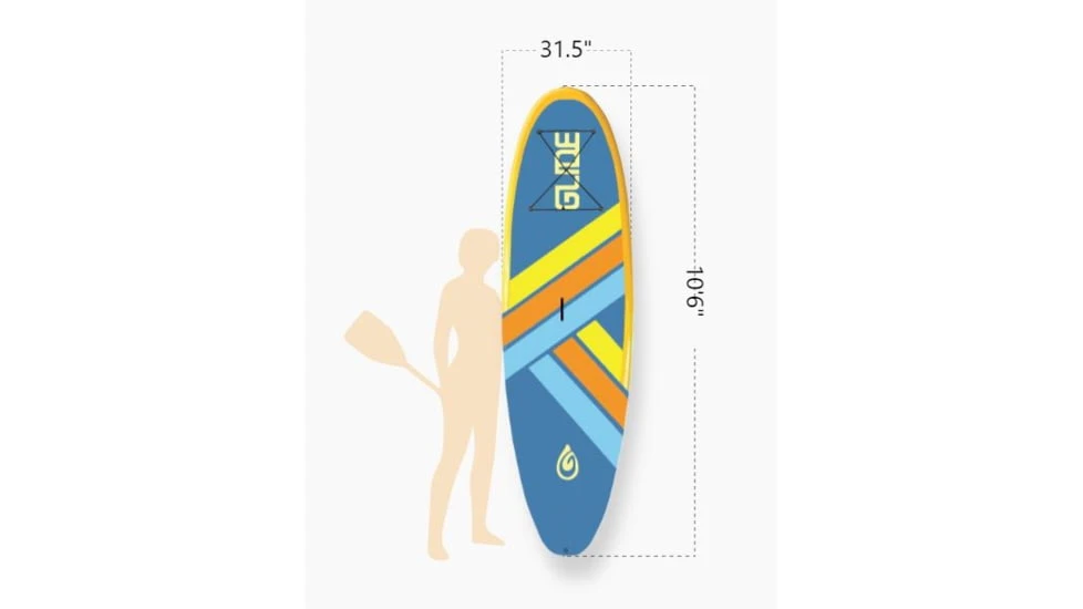 Glide Retro Inflatable Paddle Board 16 Glide Retro Inflatable Paddle Board - Image 14