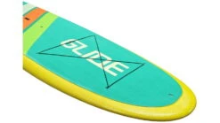 Glide Retro Inflatable Paddle Board 21 Glide Retro Inflatable Paddle Board -Scotty || Airhead || Astral Sales Store opplanet glide retro inflatable paddle board green yellow 10ft 6 x 33in x 6in o2 ret gr av 2