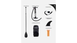 HURLEY One And Only Inflatable Paddle Board Set 11 HURLEY One And Only Inflatable Paddle Board Set -Scotty || Airhead || Astral Sales Store opplanet hurley one and only inflatable paddle board set 10ft 6in white black hur 007 av 3