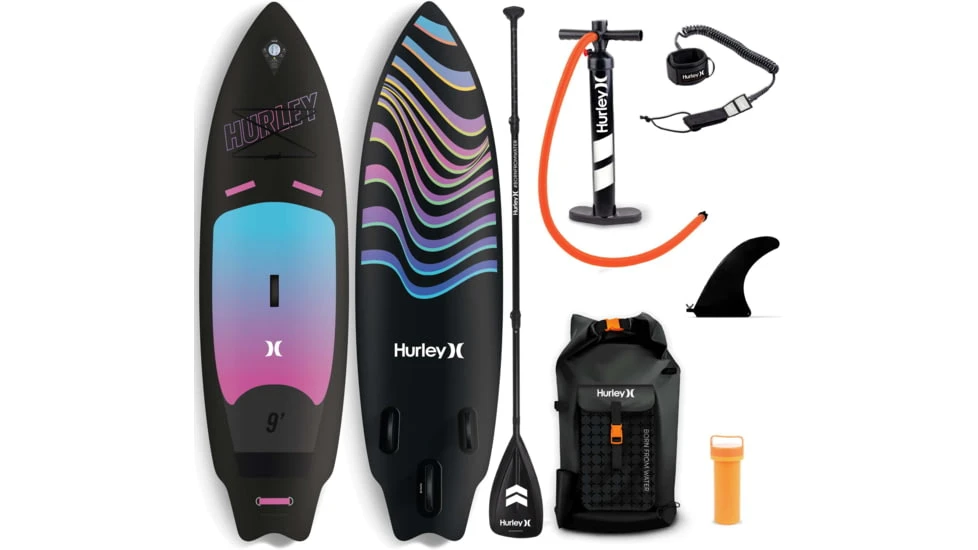 HURLEY PhantomSurf Inflatable Paddle Board Set 3 HURLEY PhantomSurf Inflatable Paddle Board Set