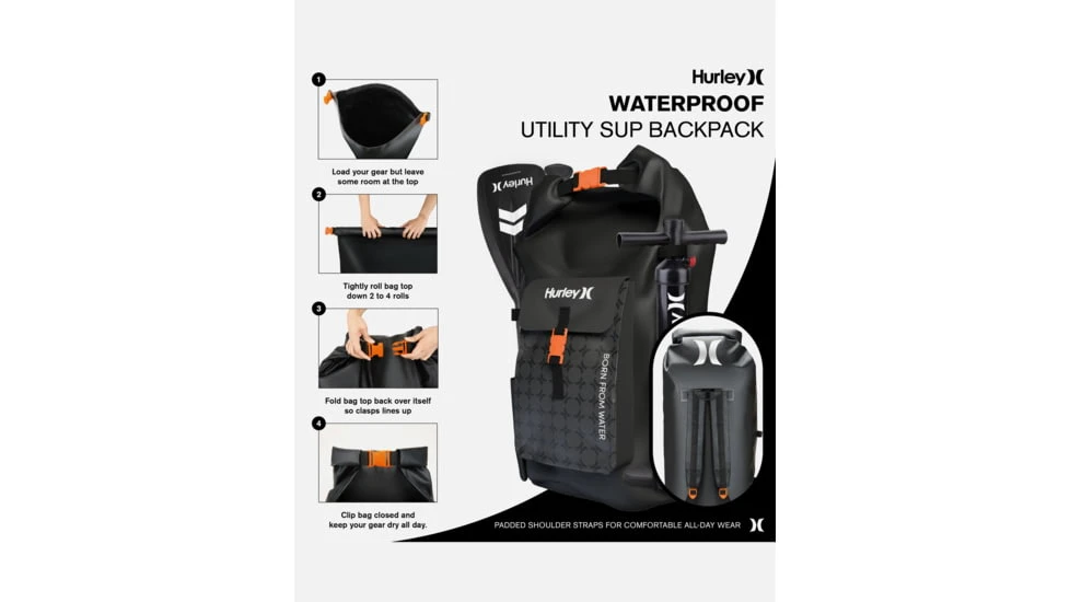 HURLEY PhantomTour Inflatable Paddle Board Set 11 HURLEY PhantomTour Inflatable Paddle Board Set - Image 9