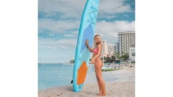 InQRACER Inflatable Stand Up Paddle Board W/Free Premium SUP Accessories & Backpack -Scotty || Airhead || Astral Sales Store opplanet inqracer inflatable stand up paddle board w free premium sup accessories backpack blue medium iqr sup g usage 2