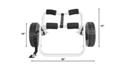 Malone Auto Racks Nomad TRX Standard Kayak Cart W/ No-flat Tires -Scotty || Airhead || Astral Sales Store opplanet malone auto racks nomadtrx standard kayak cart w no flat tires mpg523 av 2