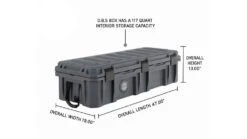 Overland Vehicle Systems D.B.S. Dry Box -Scotty || Airhead || Astral Sales Store opplanet overland vehicle systems d b s dry box w wheels drain and bottle opener dark grey 117 qt 40100021 main