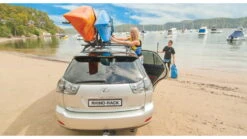 Rhino Rack Folding J Style Kayak Carrier Extension -Scotty || Airhead || Astral Sales Store opplanet rhino rack folding j style kayak carrier extension piece s512x av 2
