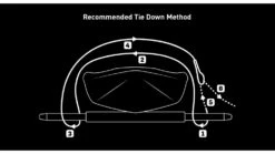 Rhino Rack Tiedown W/Buckle Protector -Scotty || Airhead || Astral Sales Store opplanet rhino rack tiedown w buckle protector black 3 5m rtd35p av 3